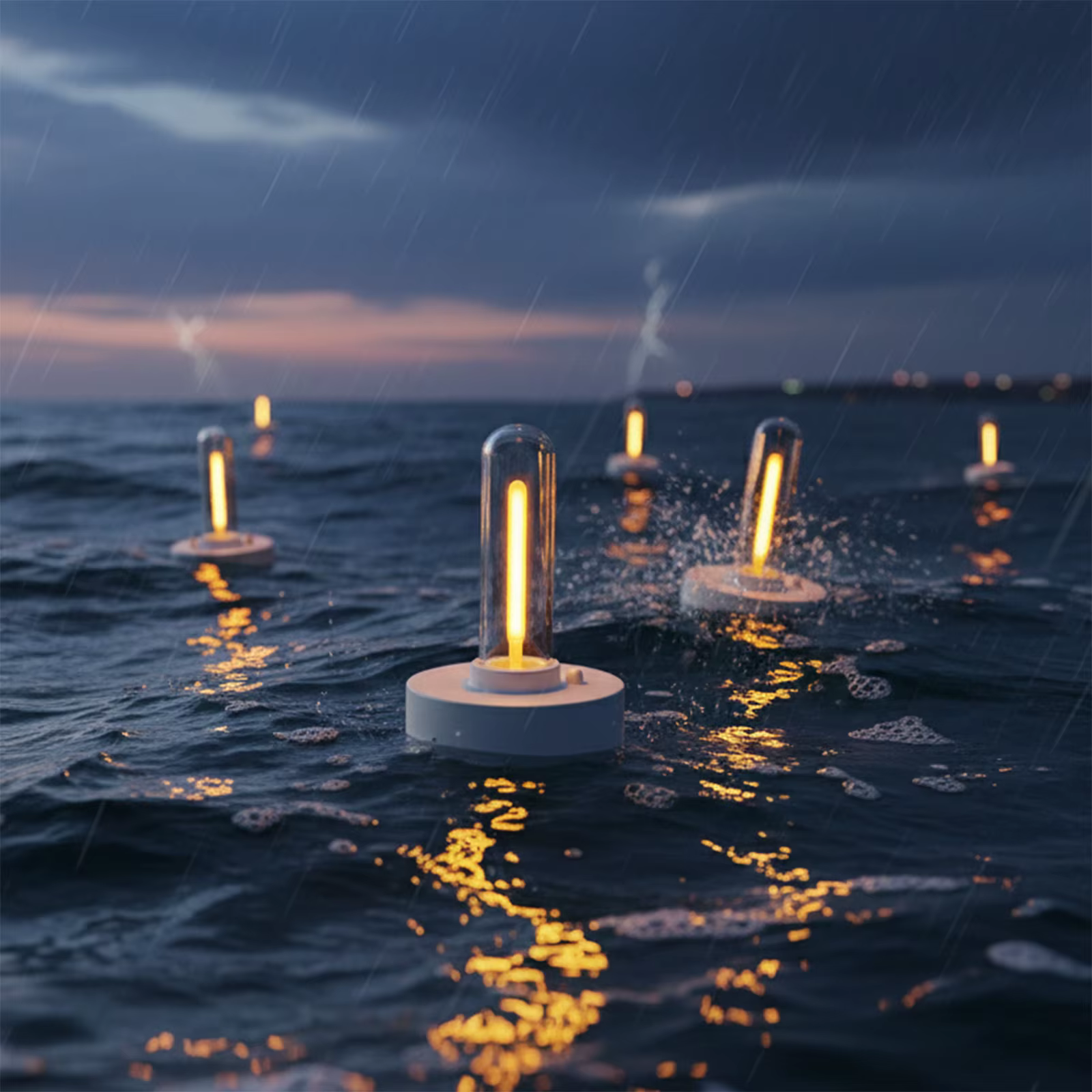 Lampe à sel sans batterie