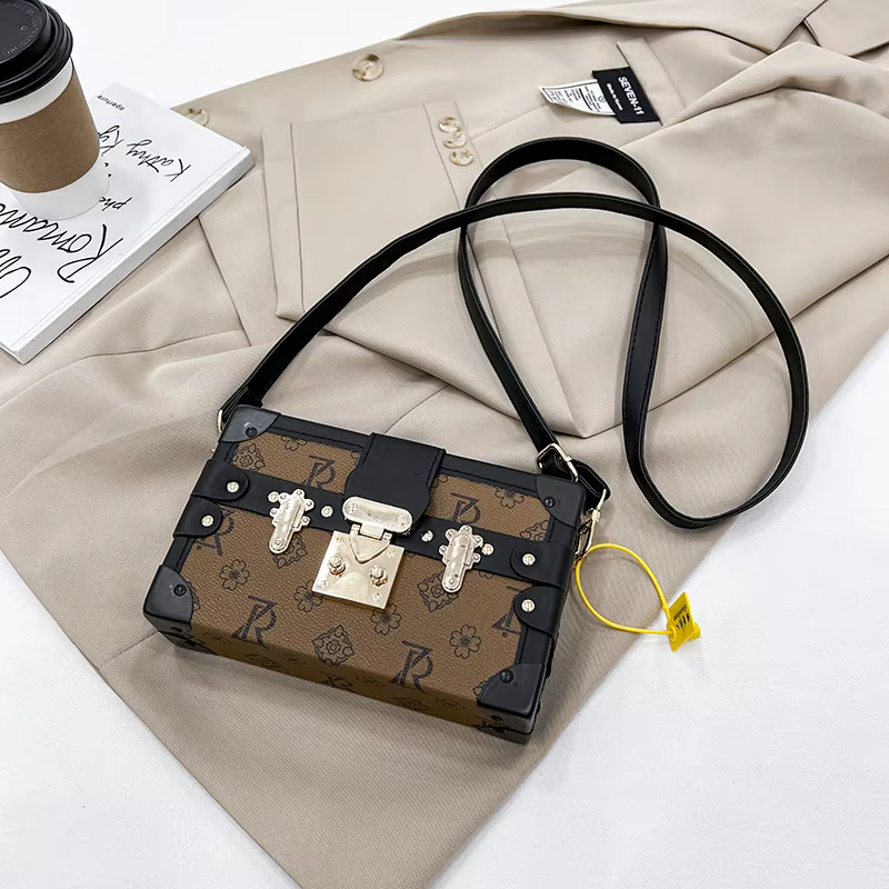 Nouveau Sac à Bandoulière 2026 – Sac Boîte Tendance Rétro Petit Format – Sac Bandoulière Croisé
