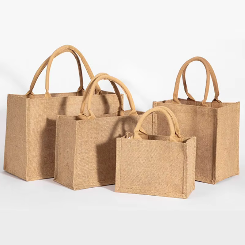 Sacs à main fourre-tout en lin vintage pour femmes, grands sacs à main de plage d'été, cuillère à soupe portable, poignée supérieure, sac à provisions, sac à main multiple