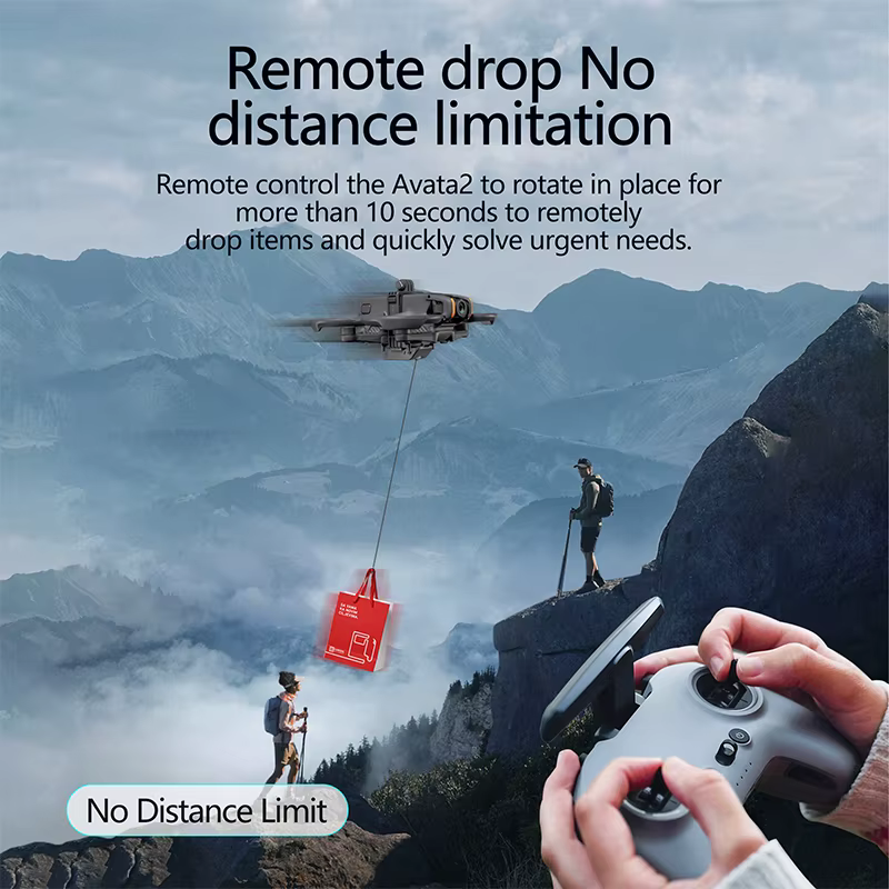 STARTRC-Système de gouttes d'air pour importateur DJI AvMi2, support d'extension supérieur, compte-gouttes d'air, lanceur de ver PTFE de sauvetage, cadeau de pêche
