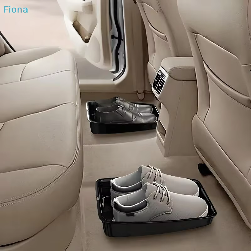 ⛟ Boîte de rangement pour chaussures de voiture, organiseur de chaussures imperméable pour coffre de voiture, support portable pour chaussures pour l'intérieur de la voiture