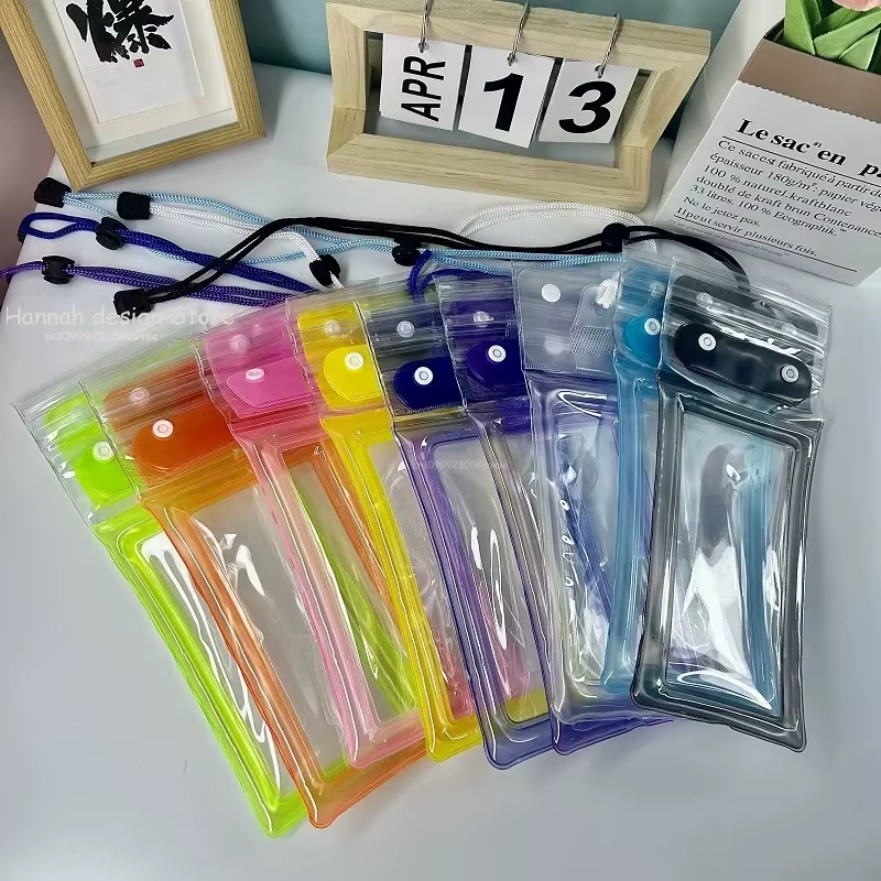 Sac de téléphone étanche Transparent bonne étanchéité airbags livraison garçon