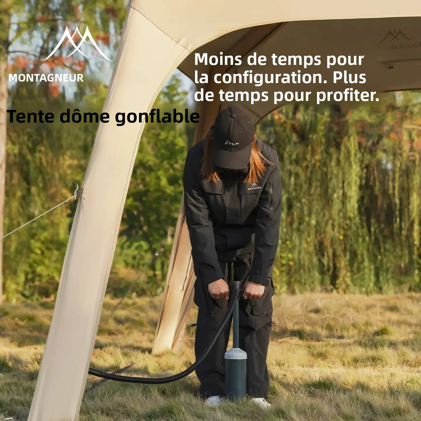 Tente de camping gonflable