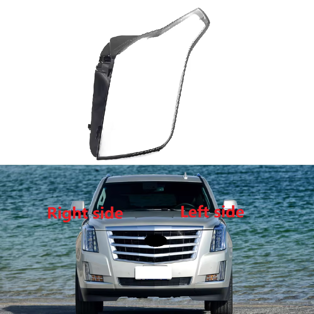 Abat-jour de phare avant, coque en verre, lentille de phare pour Cadillac Escalade 2015 2016 2017 2018 2019