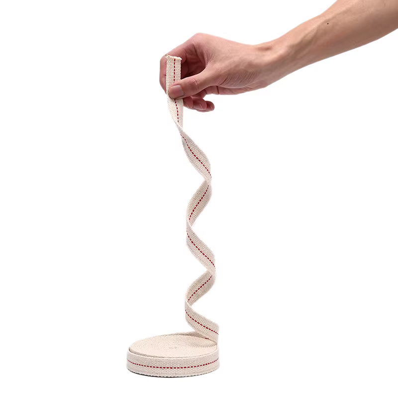 Lampe à huile en coton tressé pour mèche domestique