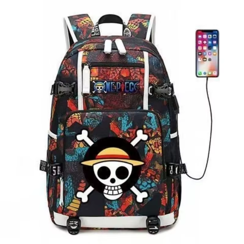 Sac à dos multifonctionnel imperméable grande capacité pour ordinateur portable avec port USB