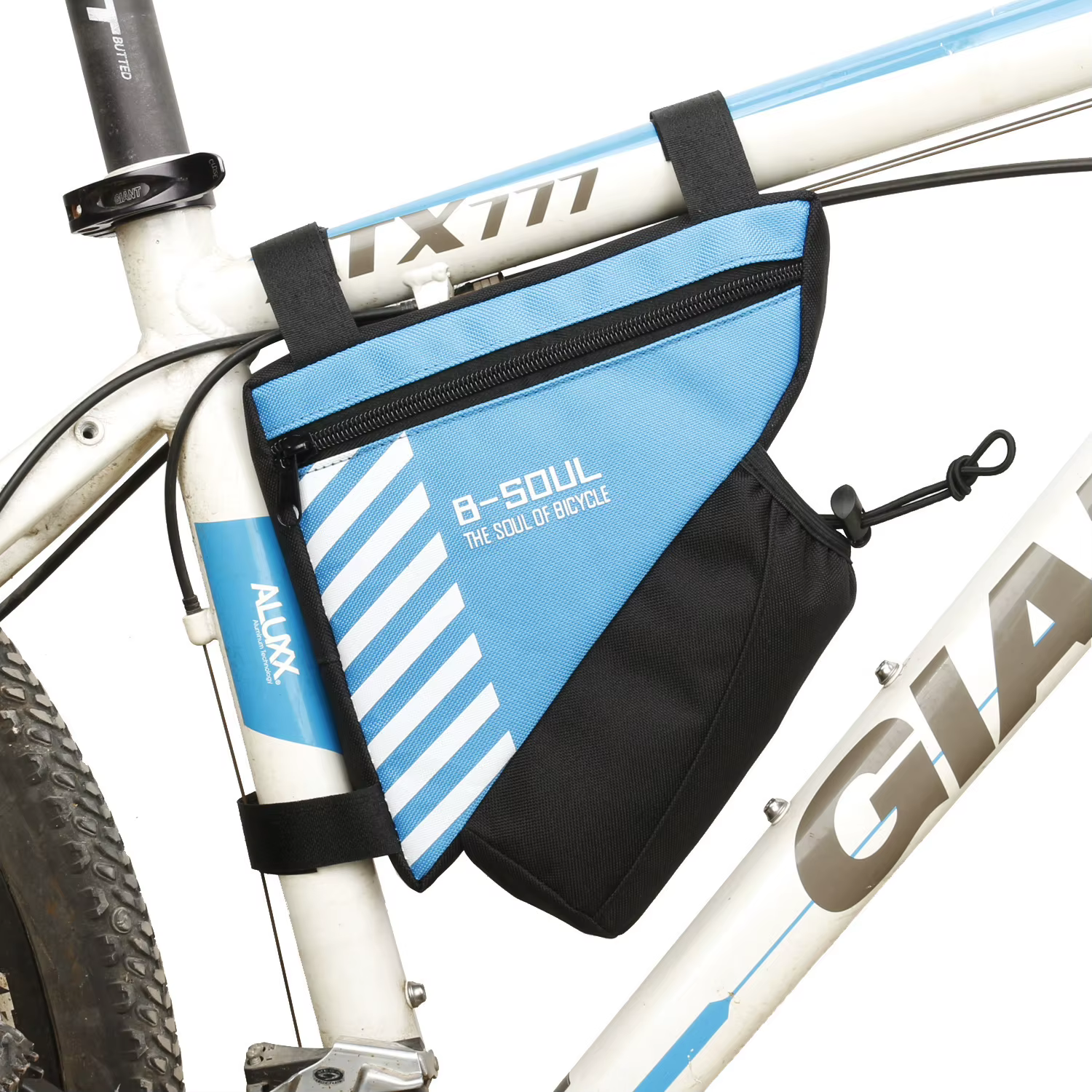 Sac d'équitation à fixation à trois points, sac de vélo en Polyester de grande capacité, sac de vélo b-soul, accessoires de vélo de cyclisme, Installation facile