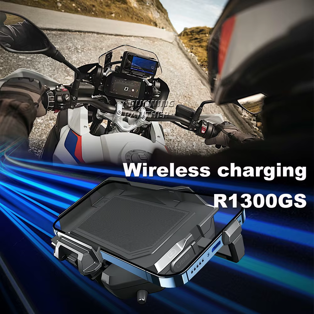 Support de téléphone pour moto BMW R1300GS RlingGS R 1300 GS, nouveaux accessoires, chargeur sans fil USB charge rapide