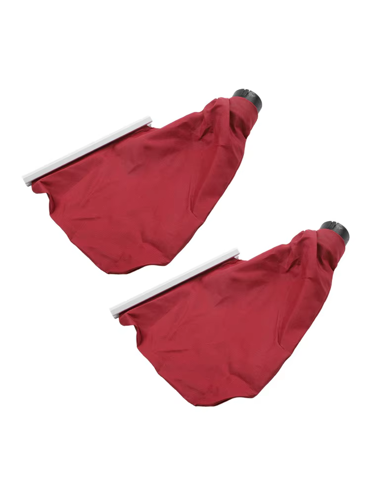 Lot de 2 sacs anti-poussière pour pièces de ponceuse à bande, compatibles avec les modèles 9403 et 9401, collecteur de poussière en tissu et en plastique rouge noir