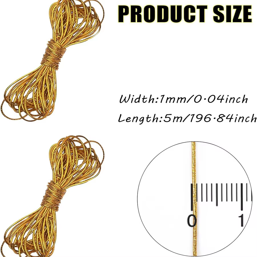 2 pièces, accessoire pour cheveux tressés, décoration pour coiffure tressée de 5 m, cordon élastique tressé africain, pendentif décoratif, emballé en cadeau