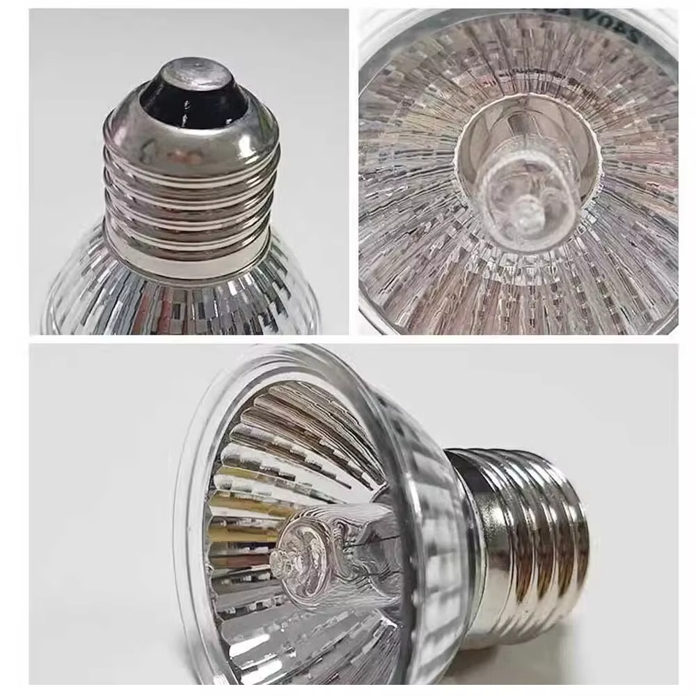 25/50/75W UVA + UVB lampe pour Reptile ampoule tortue se prélasser UV ampoules température constante spectre complet lampe solaire pour serpent animal de compagnie poussin