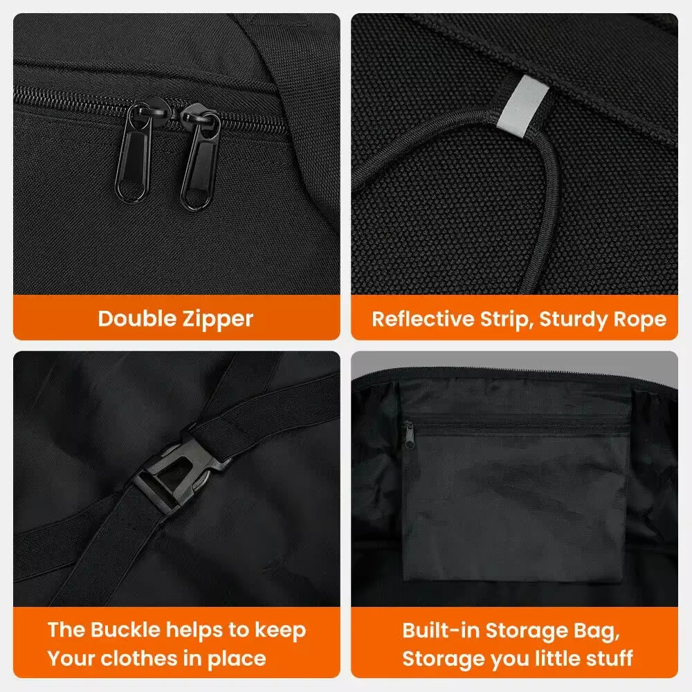 KEMITOUR Tour Pack organisateur voyage-Paks sac à bagages à doublure souple pour Street Glide Electra