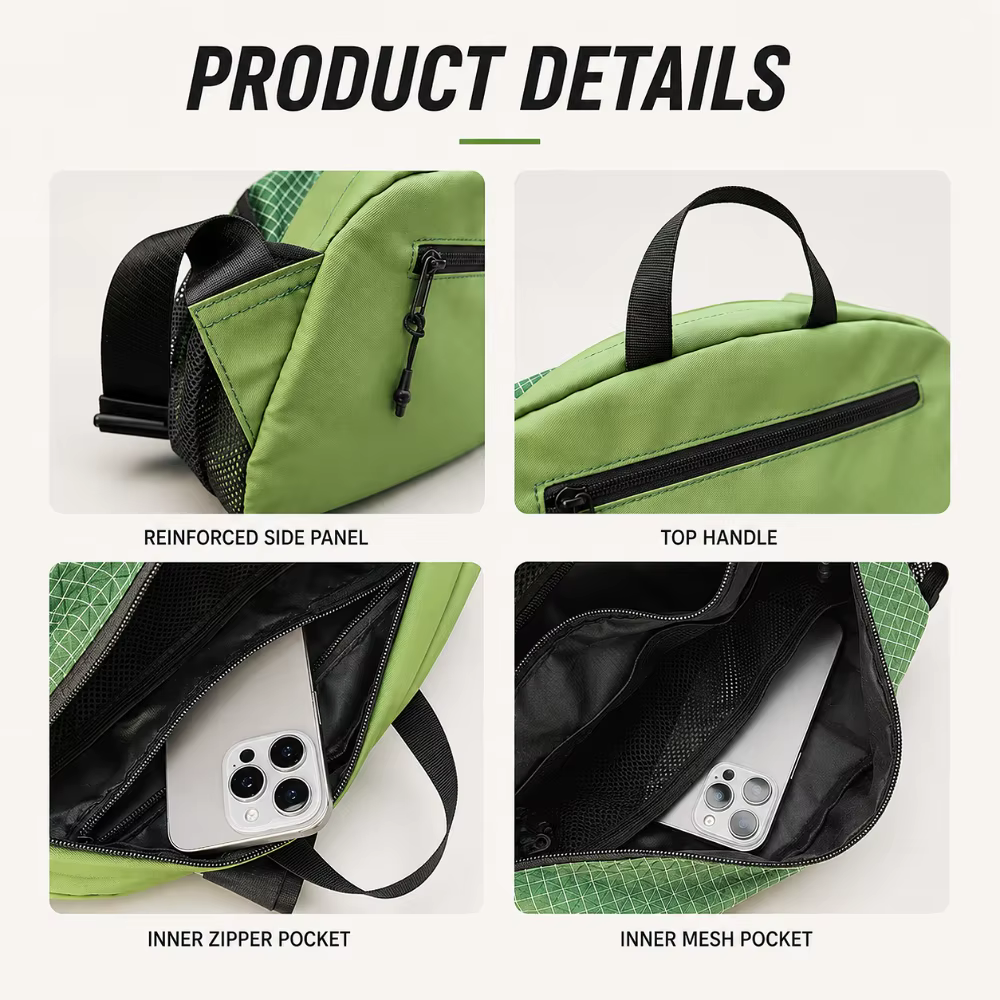 Sac de poitrine léger pour sports de plein air