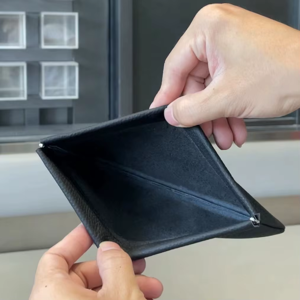 Pochette Homme en Cuir Véritable Personnalisable avec Lettres, Portefeuille Organisateur Multifonctionnel, Sac à Main Femme, Sac Téléphone Grand Format