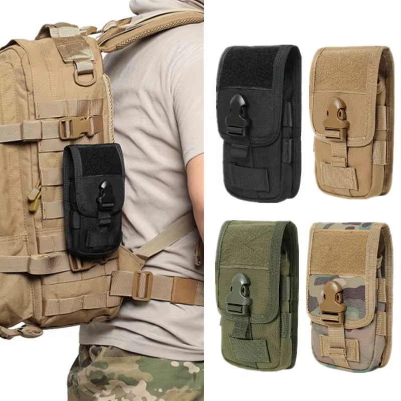 Sac d'alpinisme poches tactiques multifonctions sac pour téléphone portable sac de course en plein air