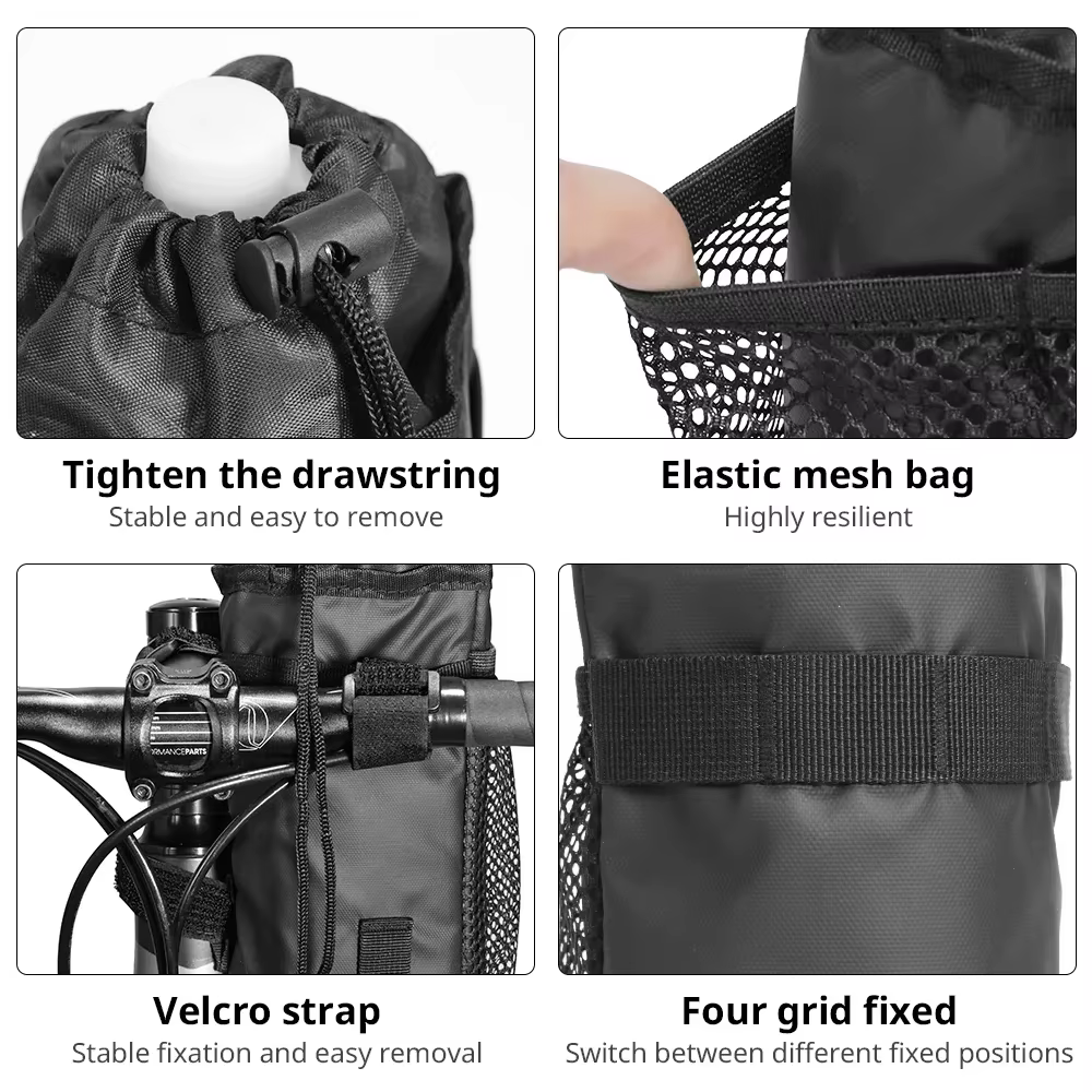 Sac de vélo, pochette de transport de bouteille d'eau de cyclisme
