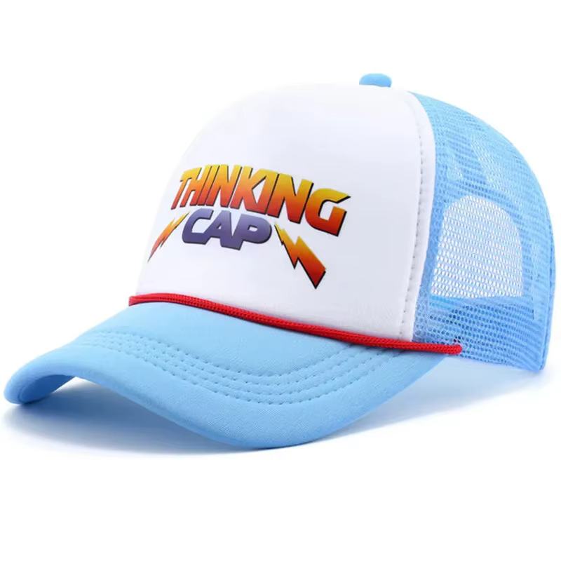 Casquette de baseball rétro Stranger pour adultes, chapeaux de pensée en maille, cosplay Dustin, accessoires unisexes réglables, accessoire de sport en plein air