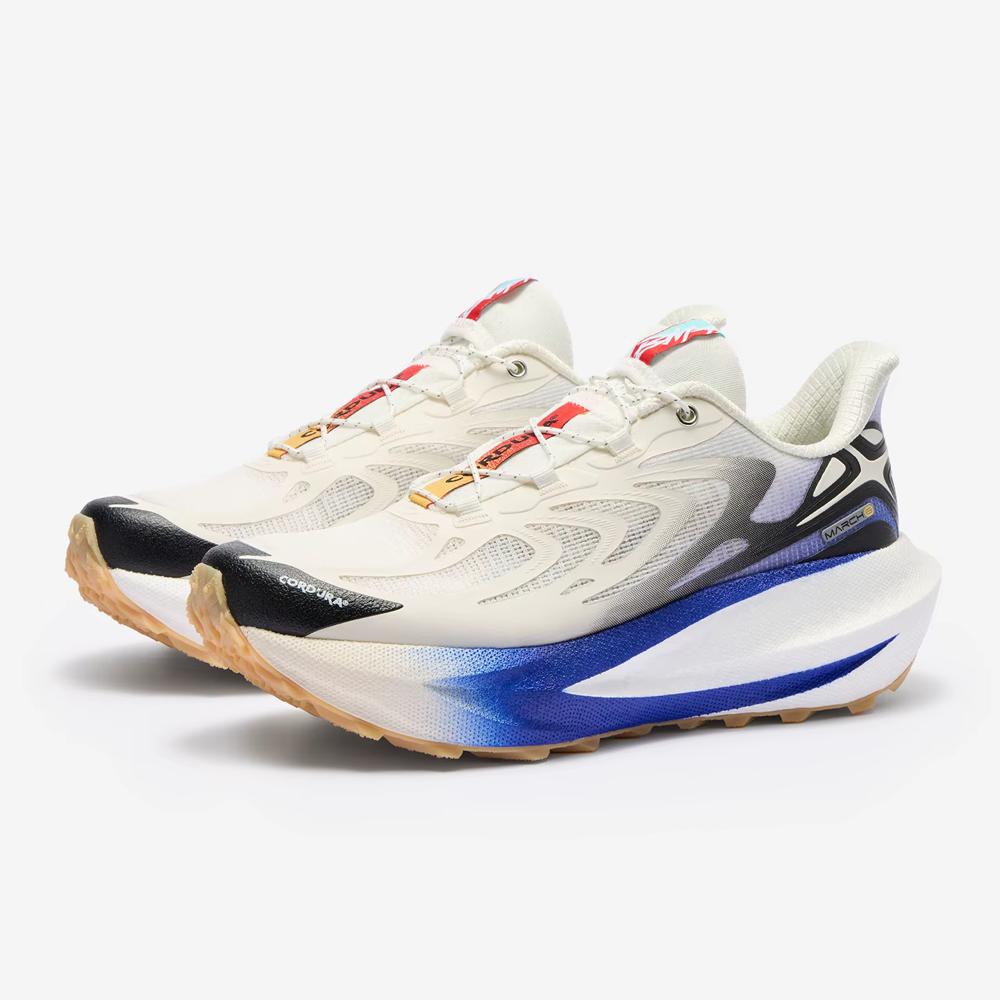 BMAI Chaussures de trail running 10 km respirantes pour hommes, baskets de marche en plein air, chaussures de sport de luxe pour hommes, chaussures de jogging pour hommes