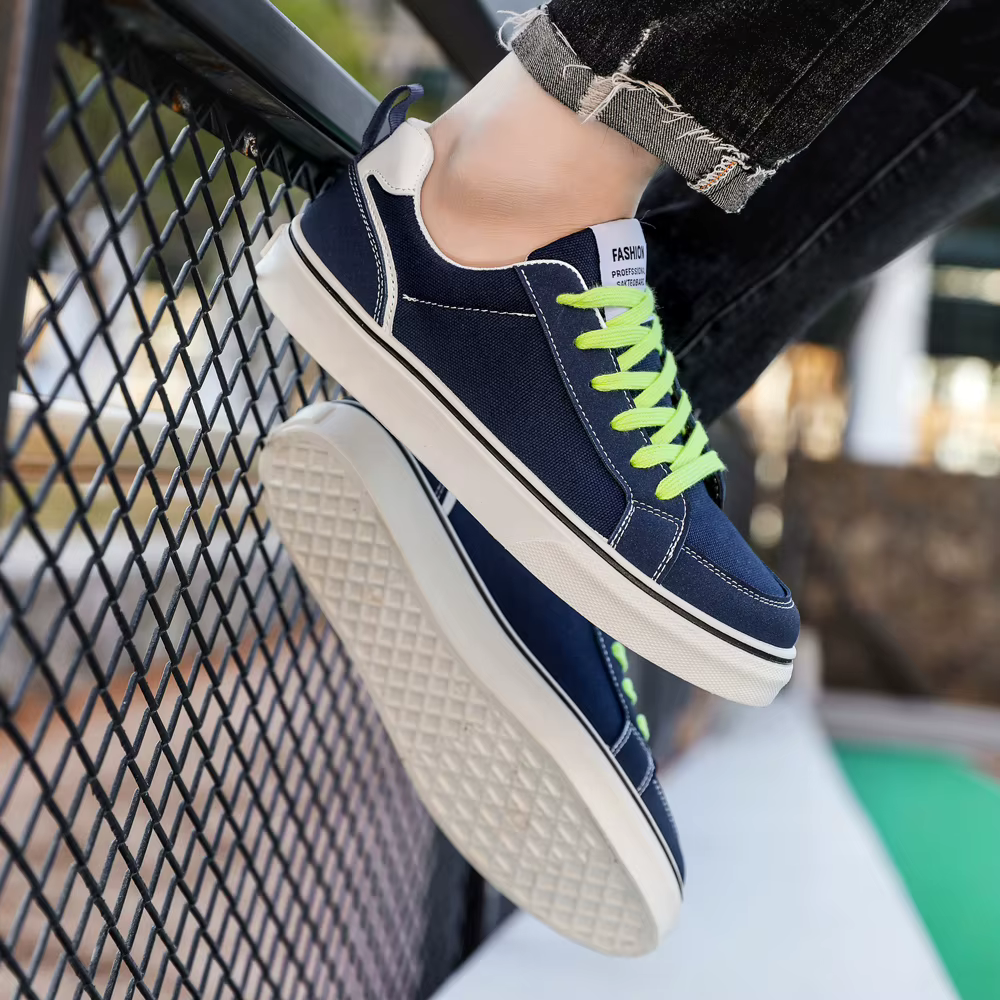 Nouvelles Chaussures en Toile pour Hommes 2026 – Baskets Décontractées Polyvalentes à Semelle Épaisse et Résistantes à l'Usure pour le Sport et le Travail – Tendance
