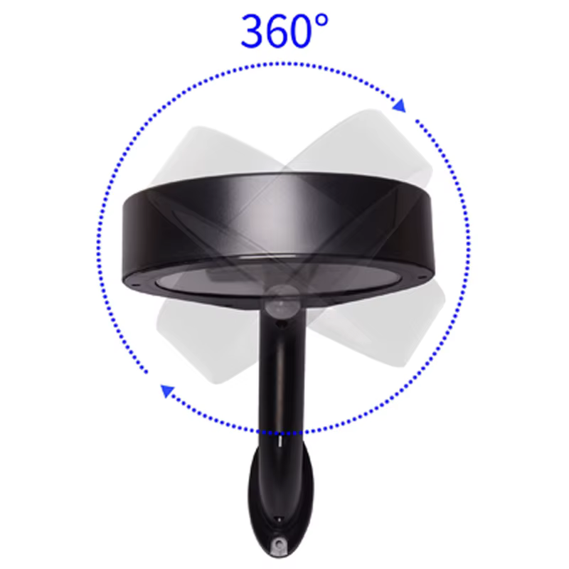 Lumière de douche solaire LED lampe