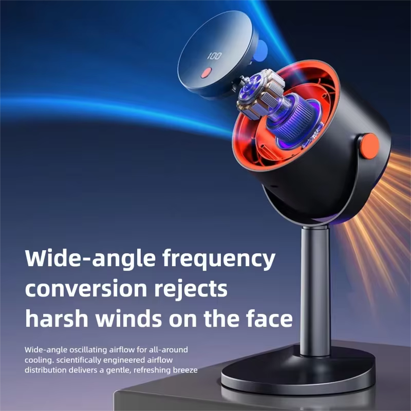 Ventilateur électrique sans pales portable pour le camping en plein air avec fonction minuterie