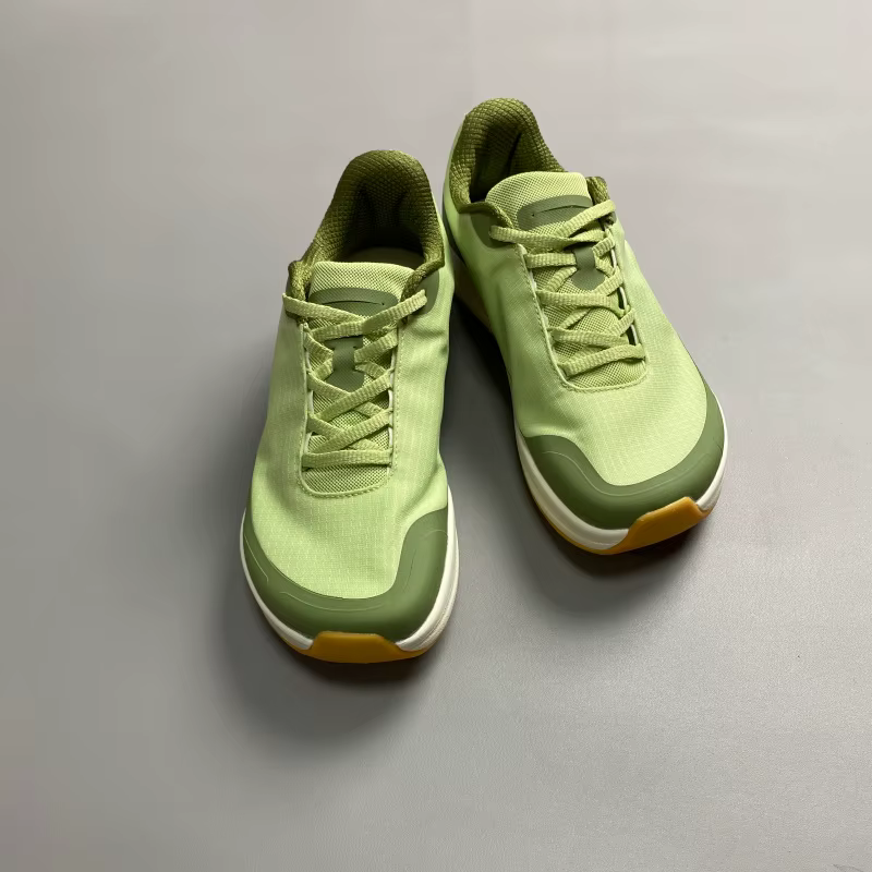 Chaussures de sport d'extérieur vert clair grande taille à semelle large
