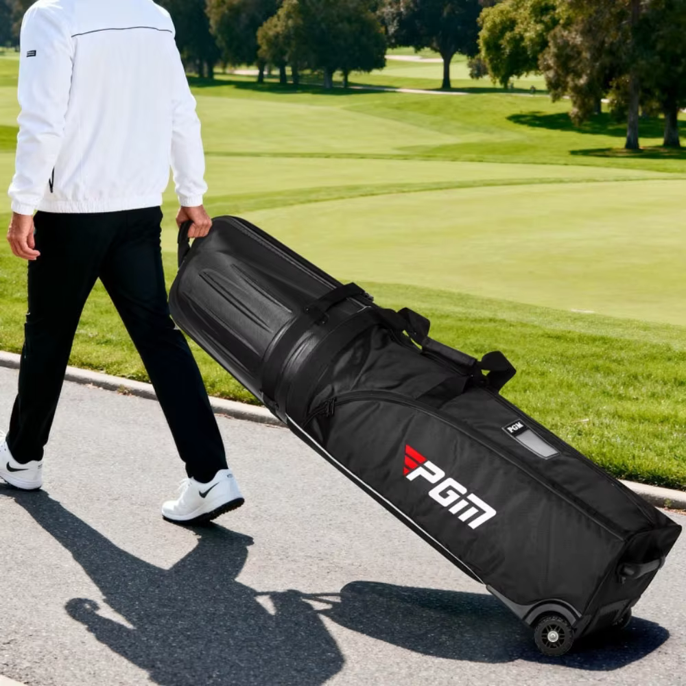 Sacs de voyage de golf PGM pour les compagnies aériennes avec roulettes et coque rigide