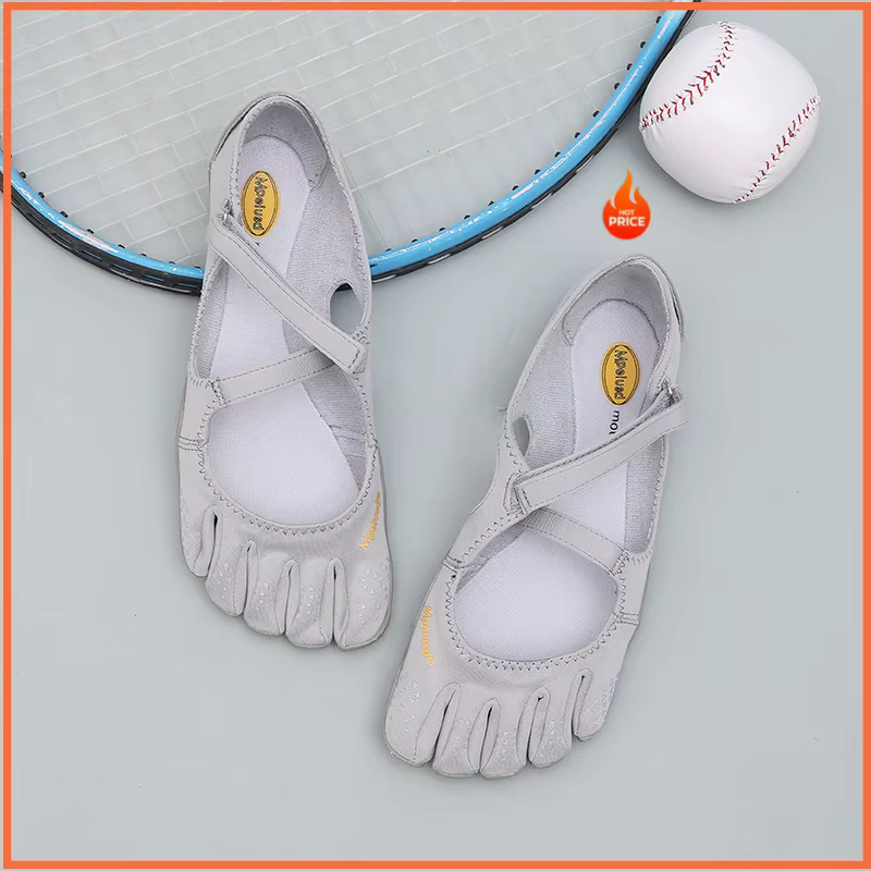 Chaussures à Cinq Doigts pour Femme avec Bride Réglable - Modèle Plat Minimaliste Confortable Pieds Nus pour la