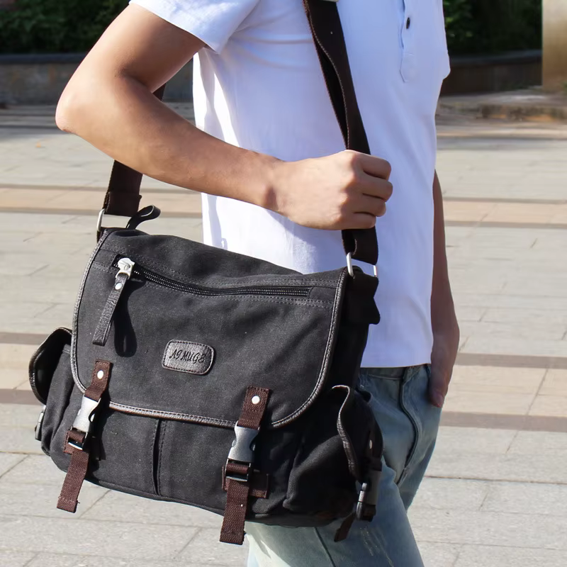 Tilorraine-Sac à main en toile pour hommes