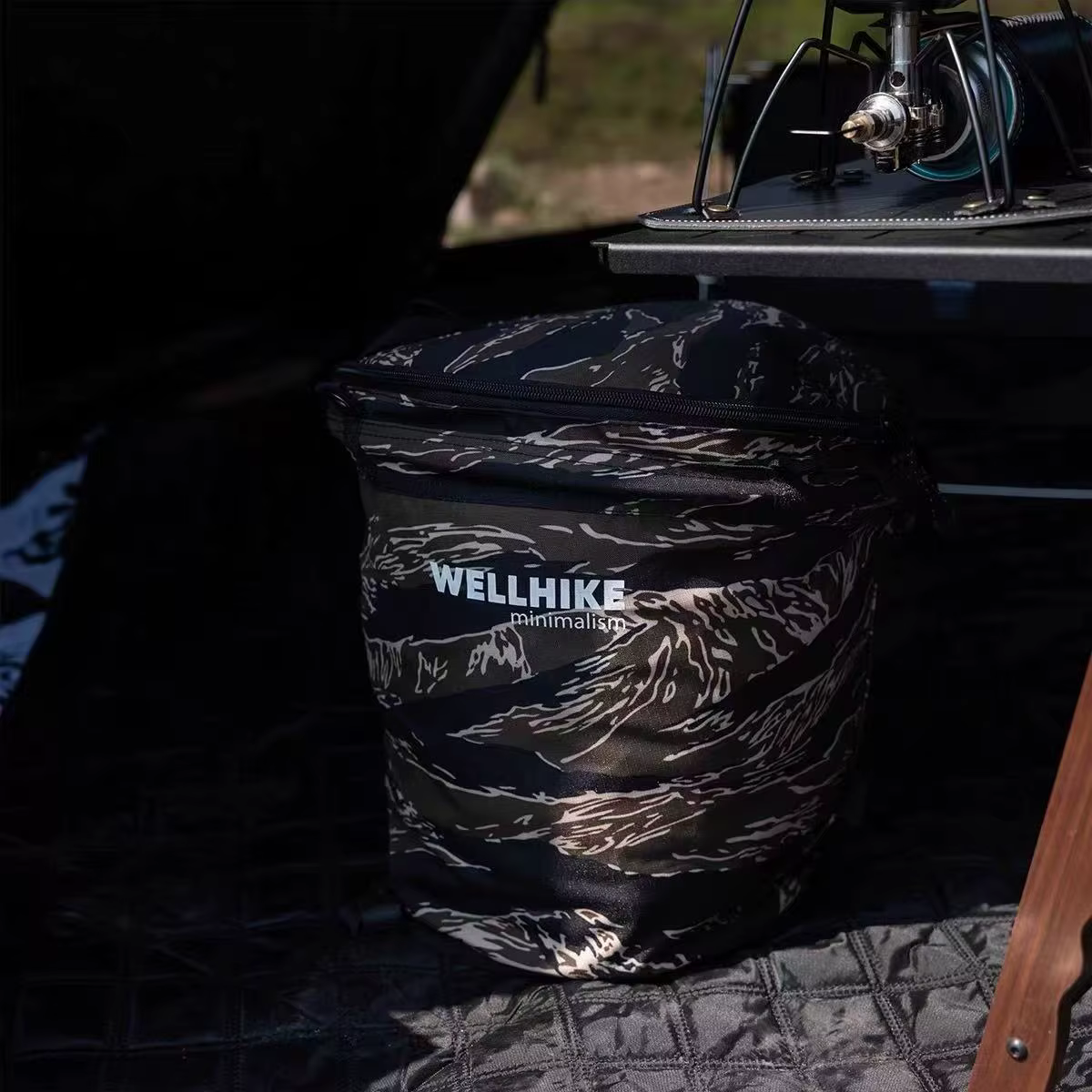 Poubelle de camping extérieure 20L pliable