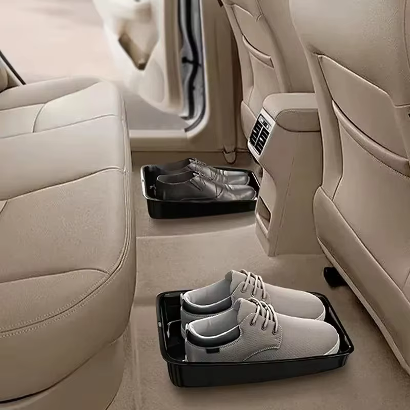 Boîte de rangement multifonctionnelle et durable pour chaussures de voiture, organiseur d'intérieur sous le siège