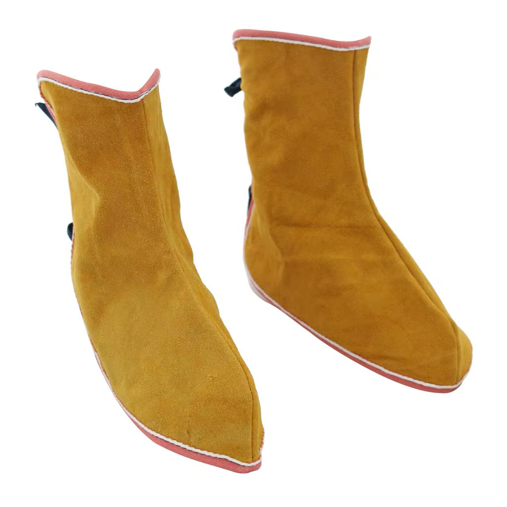 Spatule de Soudage en Cuir, Chaussures de Protection, Couvre-Pieds pour Soudeur, 1 Paire