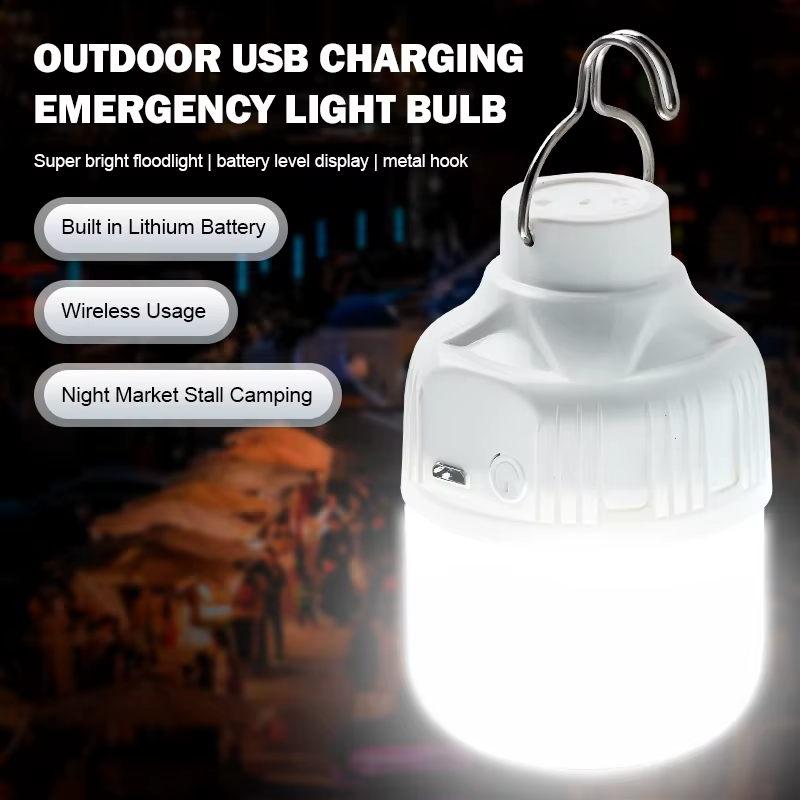 Ampoules LED rechargeables par USB pour l'extérieur