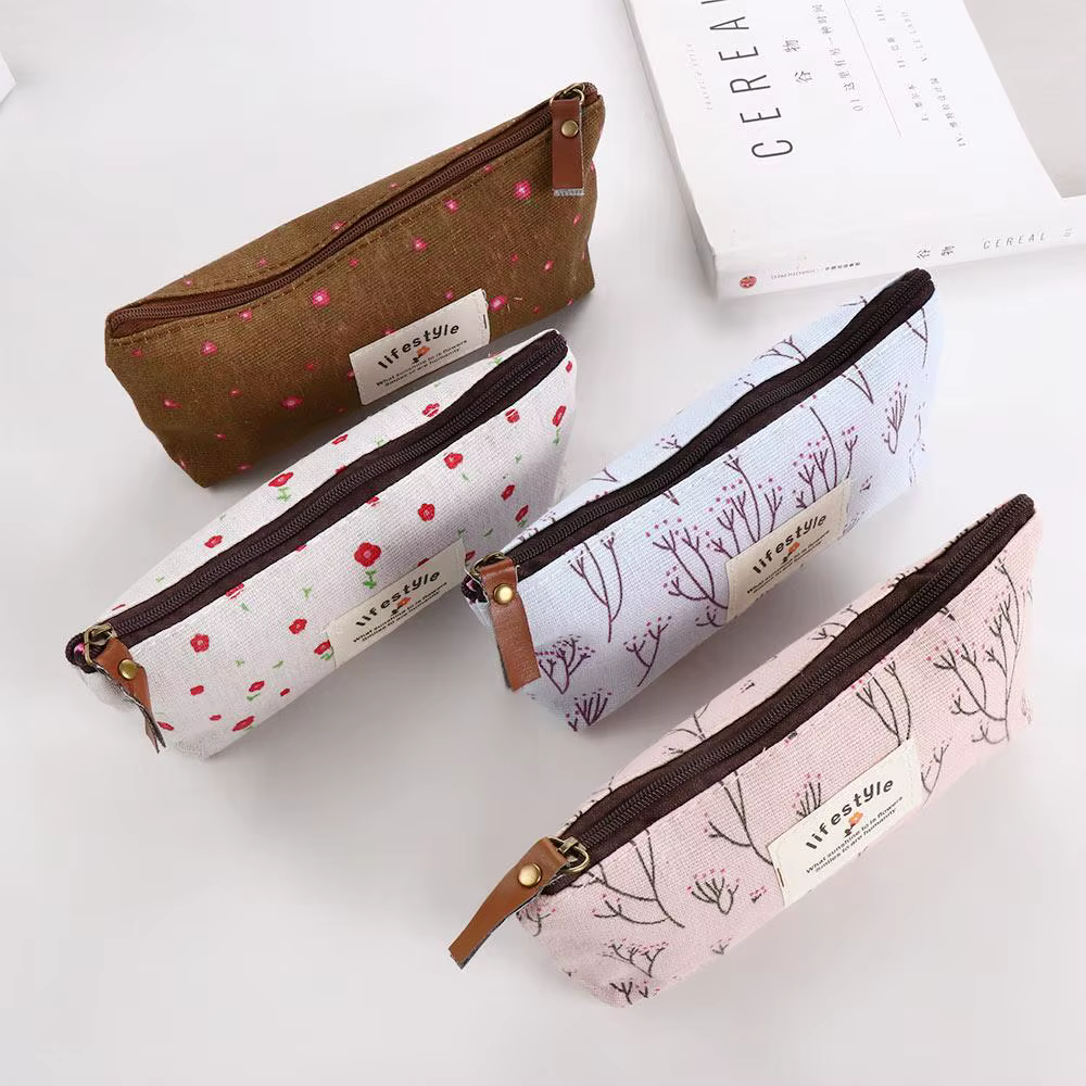 Trousse de maquillage en tissu pour filles