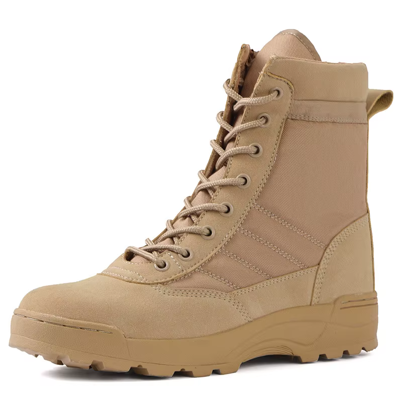 Bottes Skip pour hommes, chaussures de sécurité de travail, force spéciale, bottes du désert, randonnée en plein air, chaussures de rinçage
