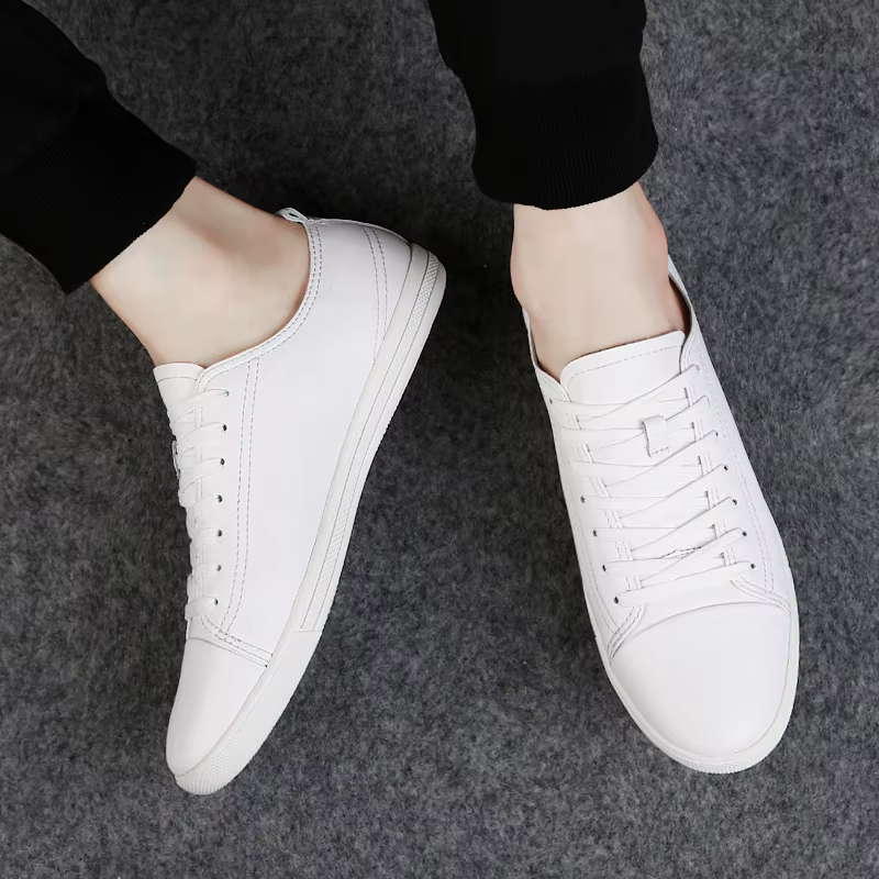 Chaussures d'été en cuir pour hommes, Style britannique, décontractées, classiques, ajourées, plates, assorties avec tout, chaussures de marche antidérapantes