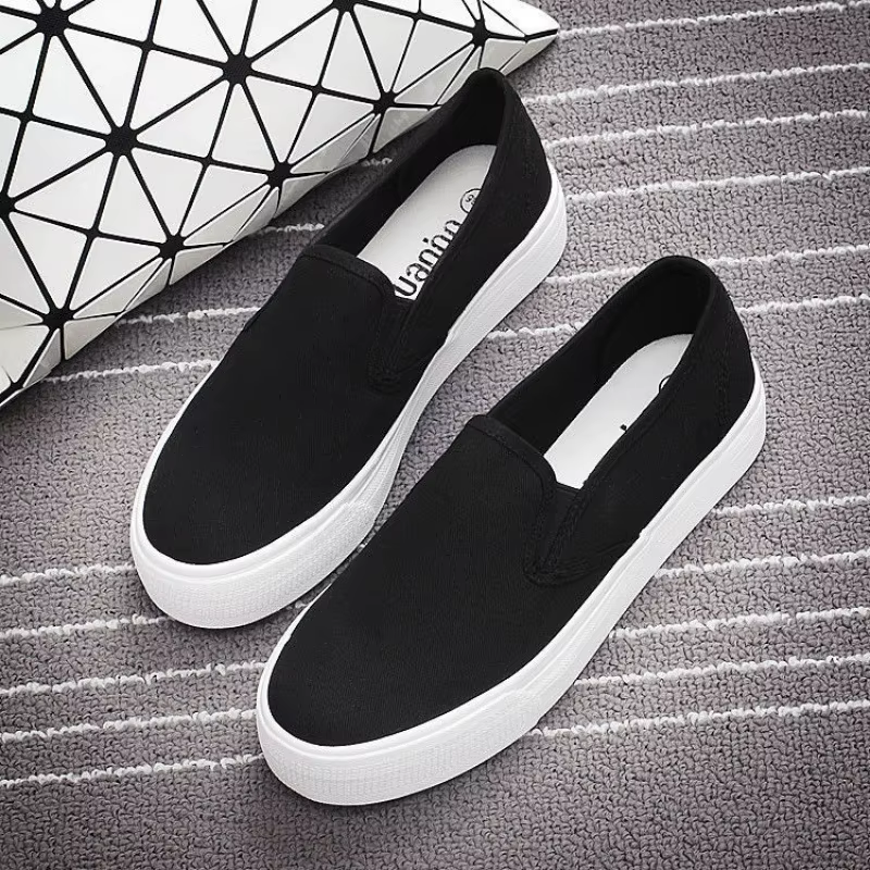 2025 printemps nouvelle femme chaussures mode semelle souple femmes chaussures décontractées confort polyvalent femmes chaussures plates Simple femmes toile chaussure