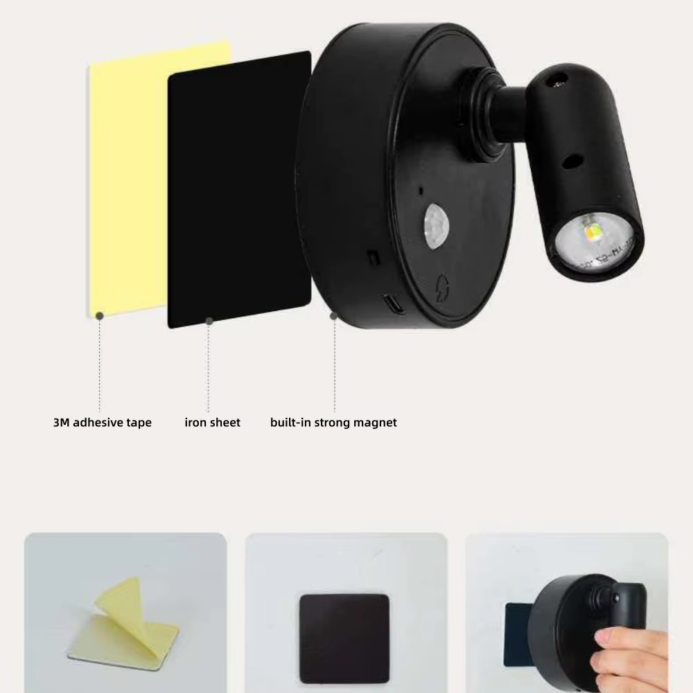 Lampe murale LED sans fil magnétique
