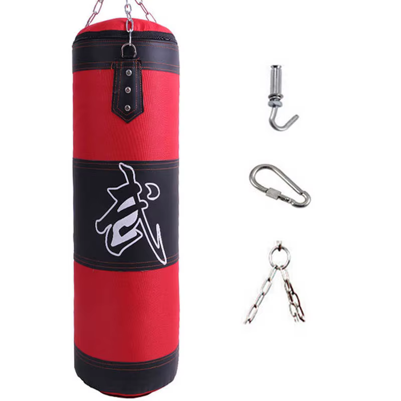 Sac de sable durable avec mousqueton JOHook en métal, sac de frappe, crochet de boxe, entraînement de fitness, coup de pied, karaté, taekwondo