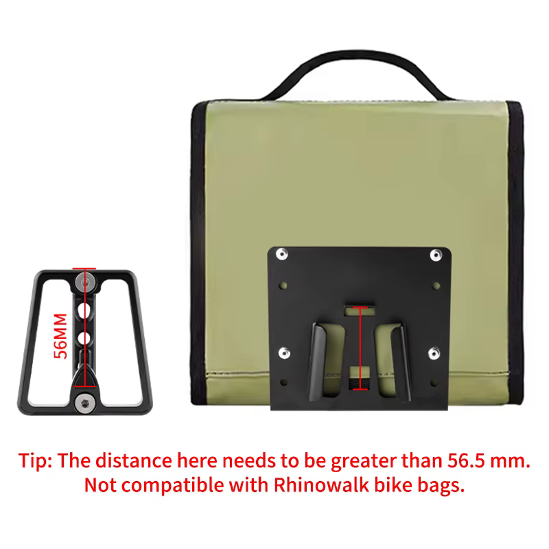 MUQZI – support de sac avant de vélo pliant