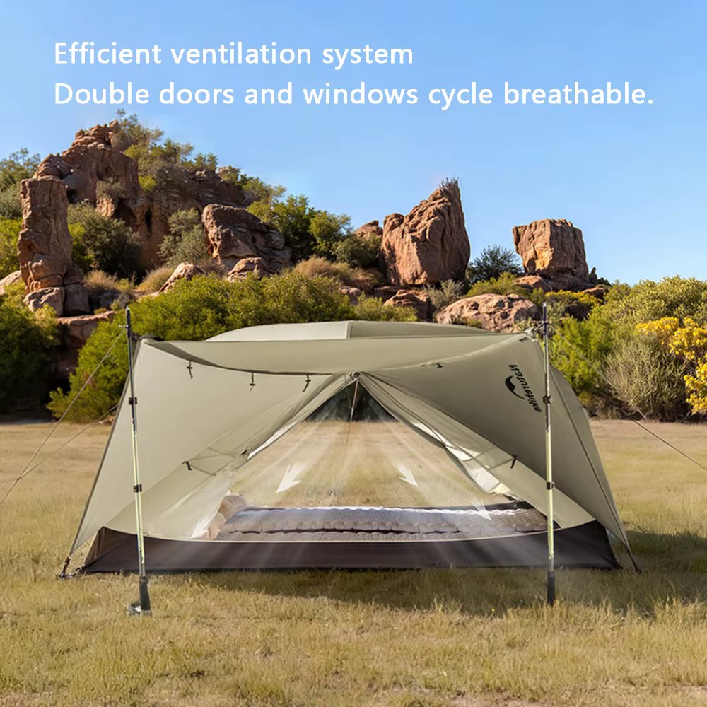 Tente de trekking Naturehike PRO pour 1/2 personnes