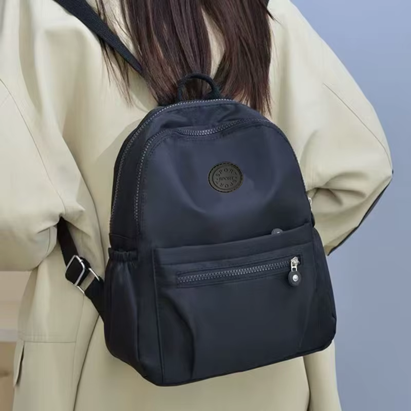 Sac à bandoulière double, tissu Oxford à la mode, sac pour hommes et femmes, tissu en nylon, sac à dos de shopping décontracté