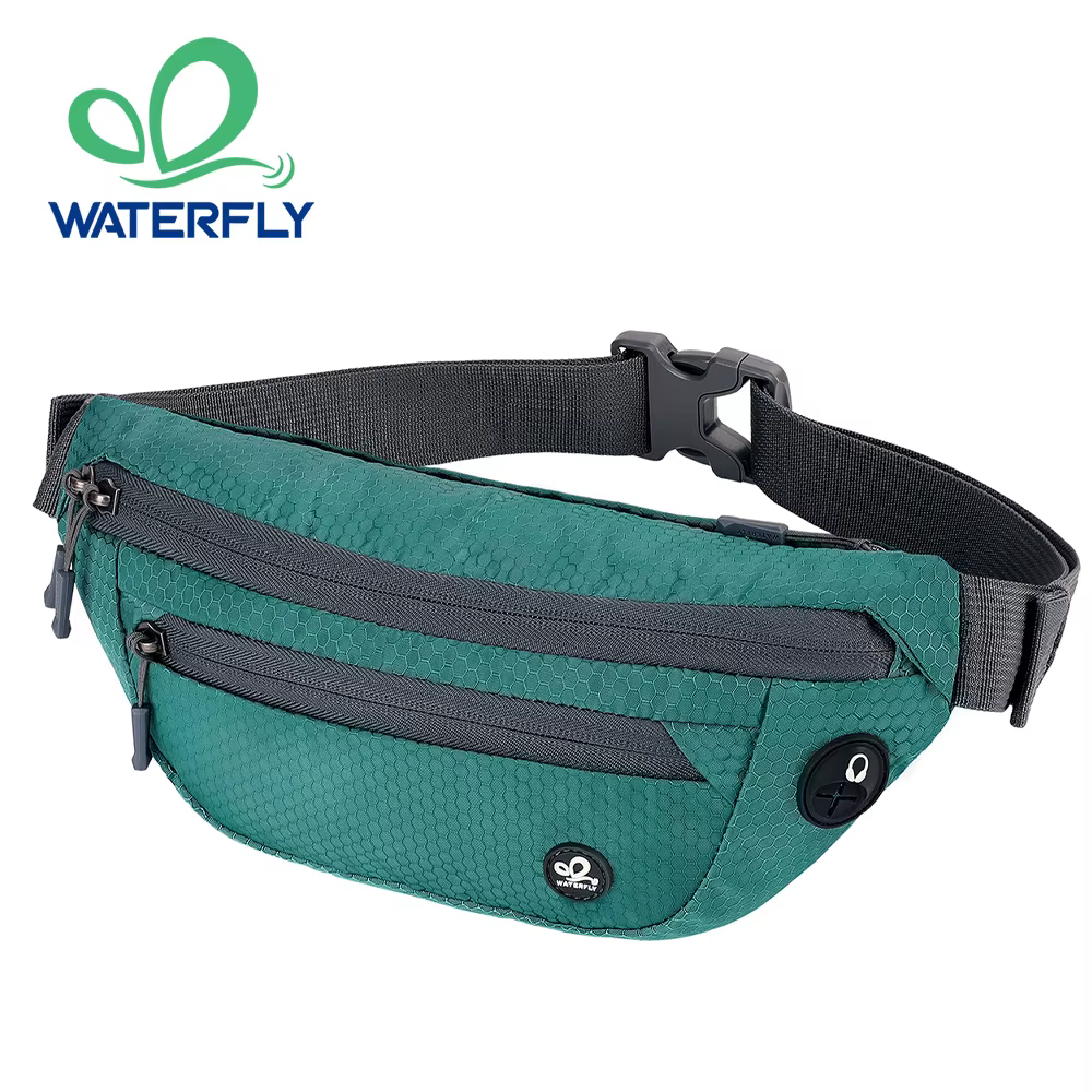 WATERFLY Bum Bag Sport Petit Sportif Unisexe Sac de Taille Élégant Léger Hipbag pour Voyage en Plein Air Randonnée