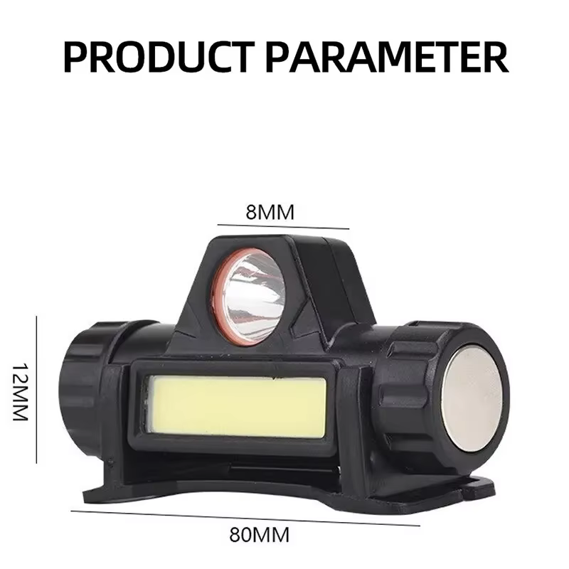 Lampe frontale LED COB Rechargeable USB