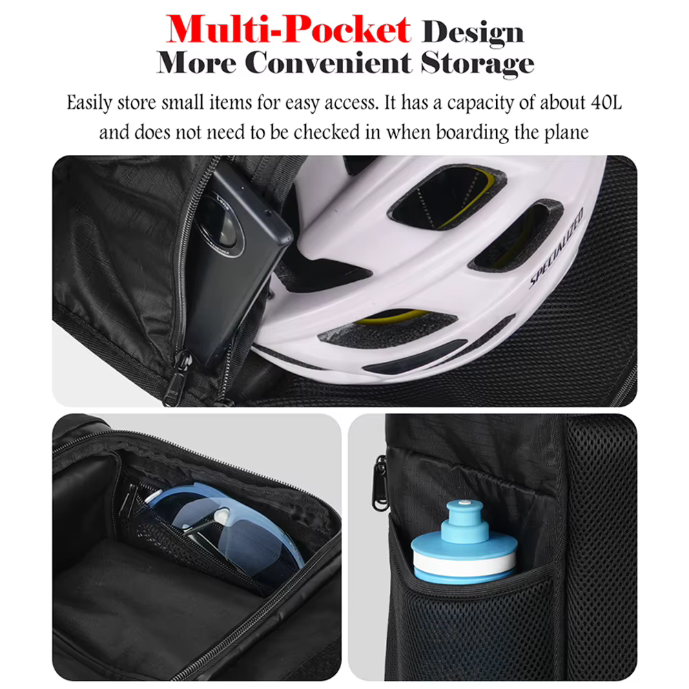 NOOYAH Sac à Dos pour Triathlon et Cyclisme – Grande Capacité