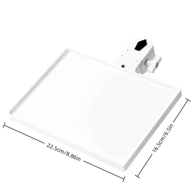 Support de plateau pour cils, 1 pièce, lampe demi-lune, pince universelle, plate-forme, support réglable, outil de plateau cosmétique pour maquillage des cils