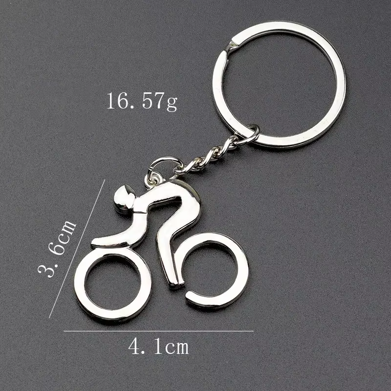 Porte-clés de vélo rétro Vintage en métal, Design de cyclisme classique pour les passionnés, cintre de sac, décor, cadeau pour cavalier
