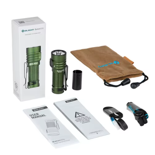Lampe torche LED compacte rechargeable Olight Baton Light Turbo