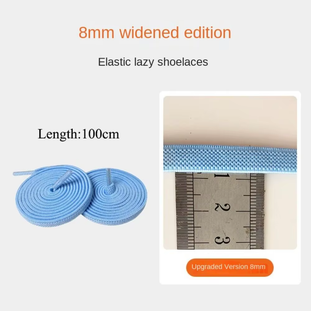 Lacets élastiques durables sans nœuds pour chaussures de course