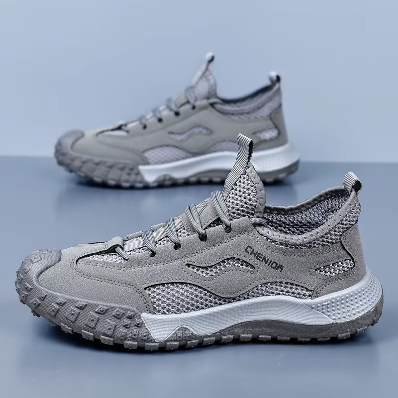 Oulylan Chaussures de randonnée et d'escalade respirantes en maille ajourée pour hommes